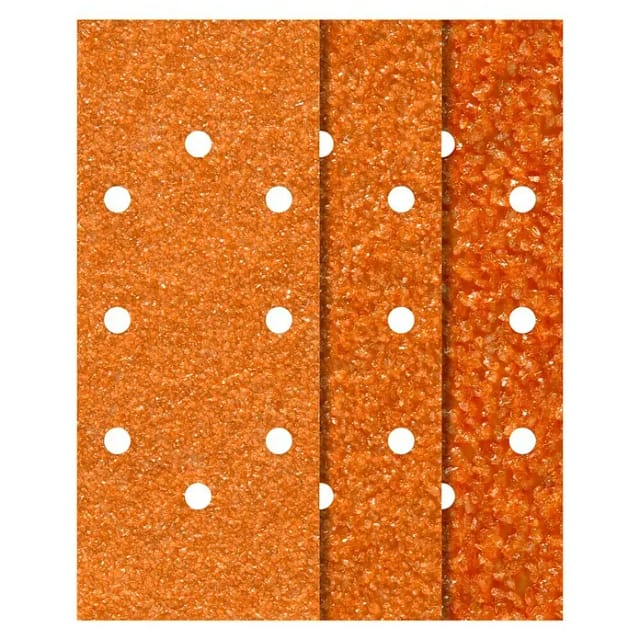 WOLFCRAFT Schleifstein, Körnung: k40/k80/k120, Korund, orange