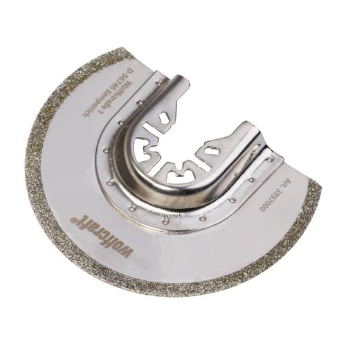 WOLFCRAFT Segmentsägeblatt »PRO«, Ø: 85 mm, Metall/Diamant - silberfarben