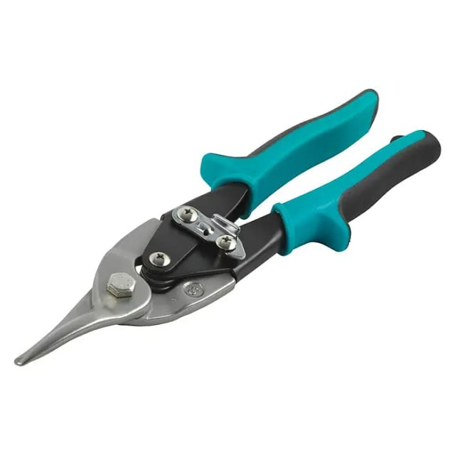 WOLFCRAFT Blechschere, Länge: 25,5 cm - gruen