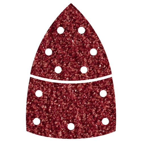 WOLFCRAFT Schleifblatt, 10 Stück - rot