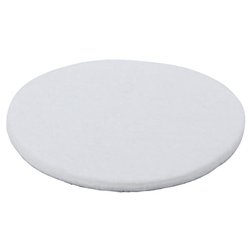 WOLFCRAFT Polierteller, Ø: 125 mm, Filz - weiss
