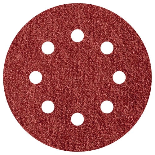 WOLFCRAFT Schleifscheibe, Ø 125 mm, 5 Stück - braun