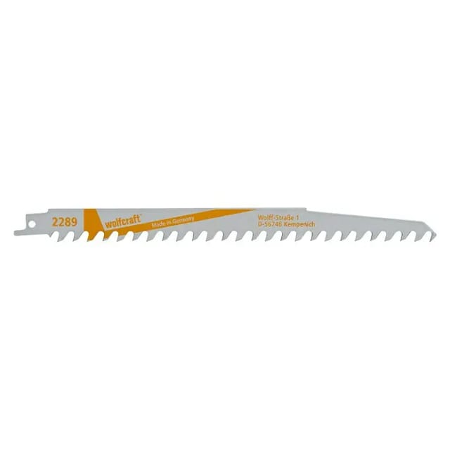 WOLFCRAFT Säbelsägeblatt, Länge: 220 mm, Chrom-Vanadium-Stahl - silberfarben