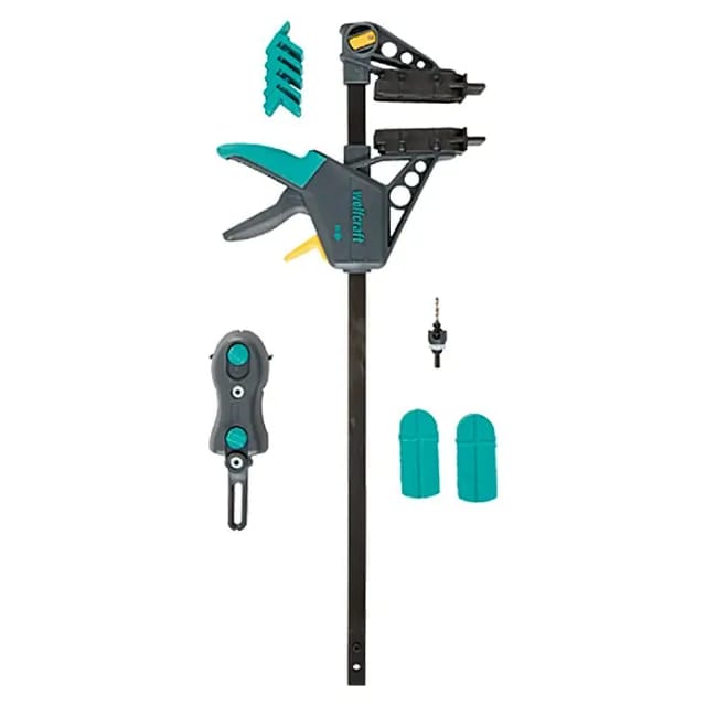 WOLFCRAFT Terrassenbau-Set »6988000«, Kunststoff - schwarz
