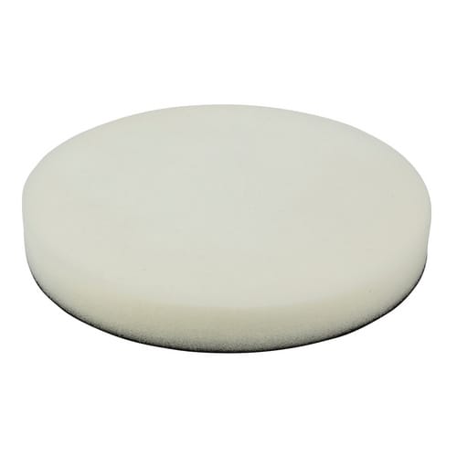 WOLFCRAFT Polierschwamm, Ø: 125 mm, Vlies - weiss