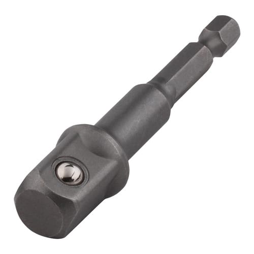 WOLFCRAFT Stecknuss-Adapter »2414000«, Für 1/2", 1/4"-Sechskant - silberfarben