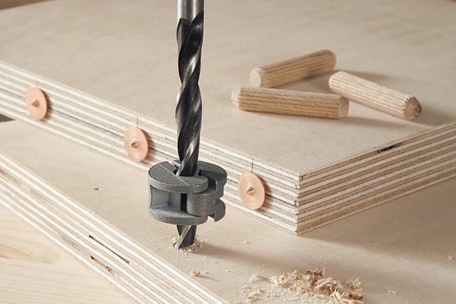 WOLFCRAFT Dübel-Set, 2917000, Holz | Metall, 1 Set, 8 mm - beige