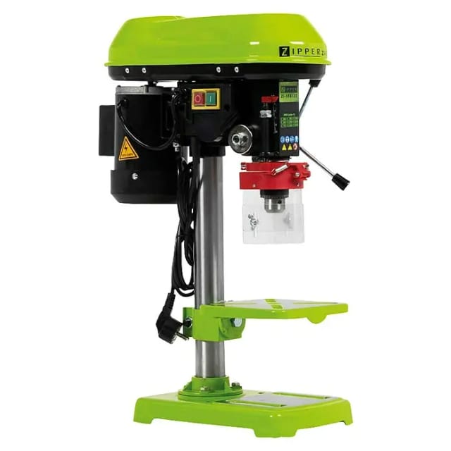 ZIPPER Ständerbohrmaschine »ZI-STB13T«, grün, Metall, 400 W, 2700 U/min - gruen