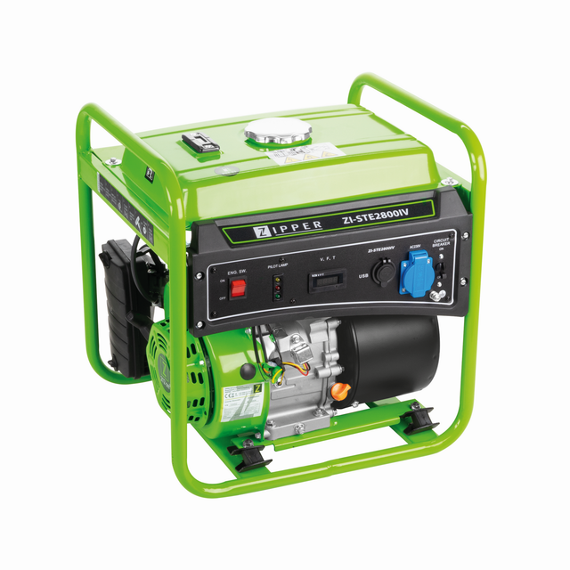 ZIPPER Stromerzeuger »ZI-STE2800IV«, 4,5 kW, Tankvolumen: 5 l - gruen