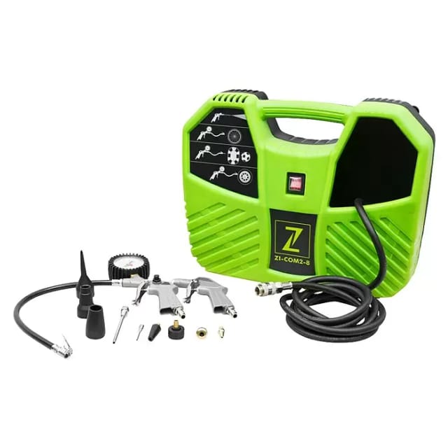 ZIPPER Kofferkompressor »ZI-COM2-8«, 8 bar, Max. Füllleistung: 180 l/min - gruen