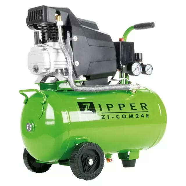 ZIPPER Kompressor »ZI-COM24E«, 8 bar, Max. Füllleistung: 110 l/min - gruen