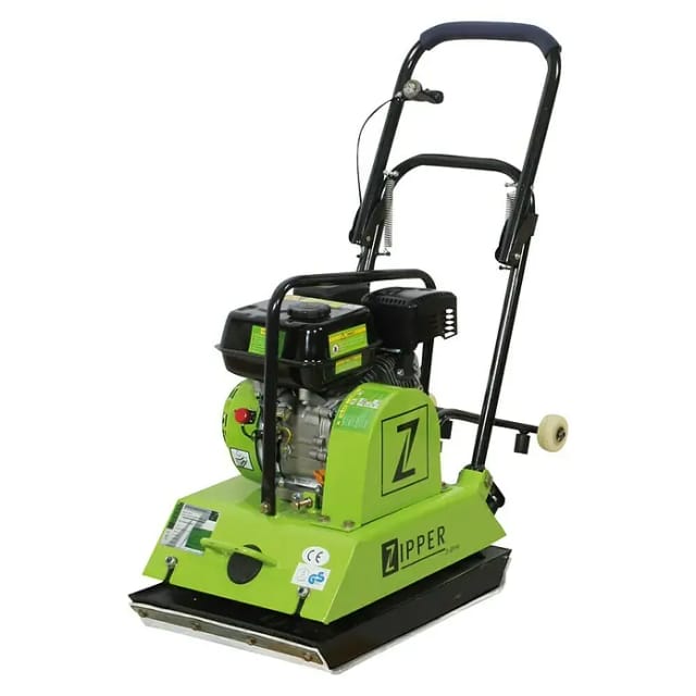 ZIPPER Rüttelplatte »ZI-RPE90«, Bleifreies Benzin, 4,1 kW - gruen