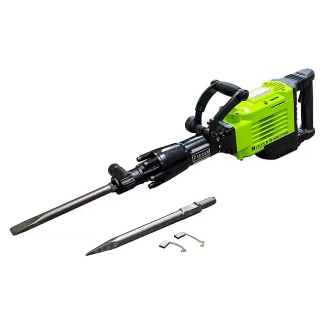 ZIPPER Abbruchhammer »ZI-ABH1700D«, grün, 1700 W, BxHxL: 350 x 180 x 880 mm - gruen