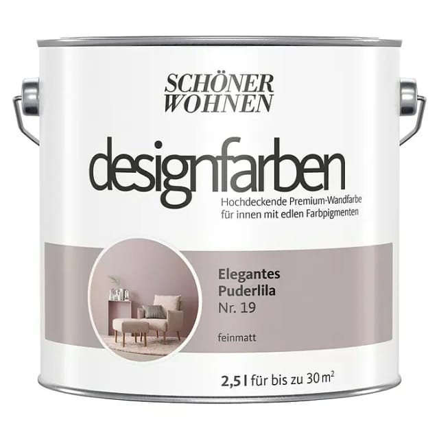 SCHÖNER WOHNEN FARBE Dispersionsfarbe, matt - rosa