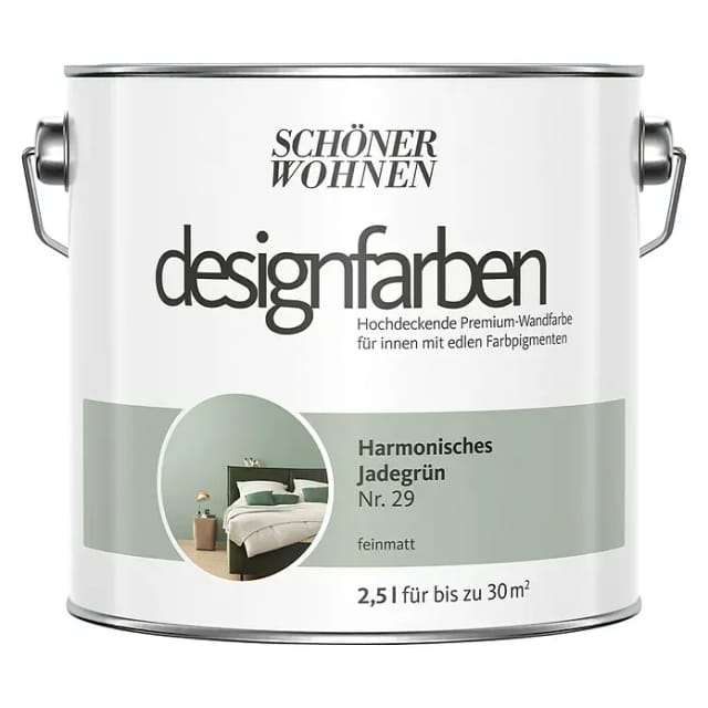 SCHÖNER WOHNEN FARBE Dispersionsfarbe, matt - gruen