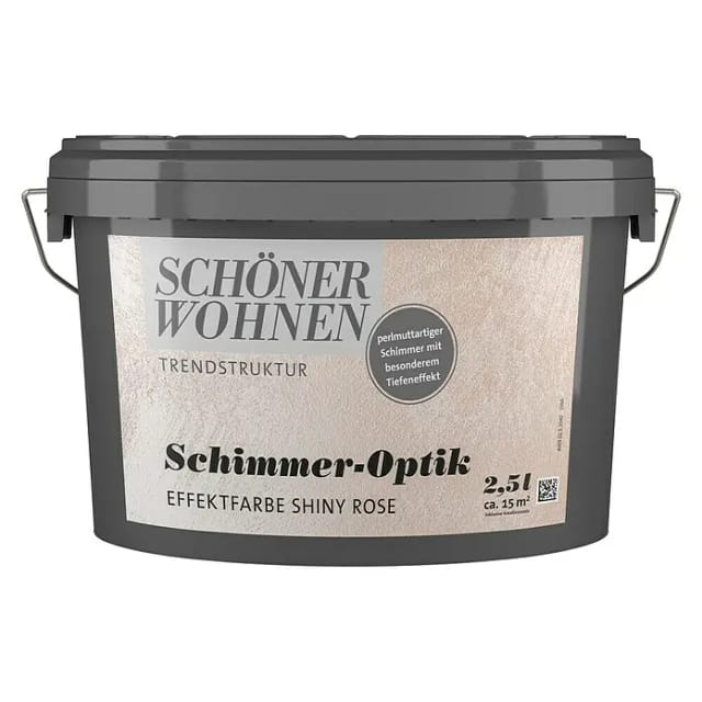 SCHÖNER WOHNEN FARBE Effektfarbe »Trendstruktur«, in Schimmer-Optik, 2,5 l - rosa
