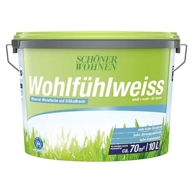 SCHÖNER WOHNEN FARBE Innenfarbe »Wohlfühlweiss«, Weiß, matt