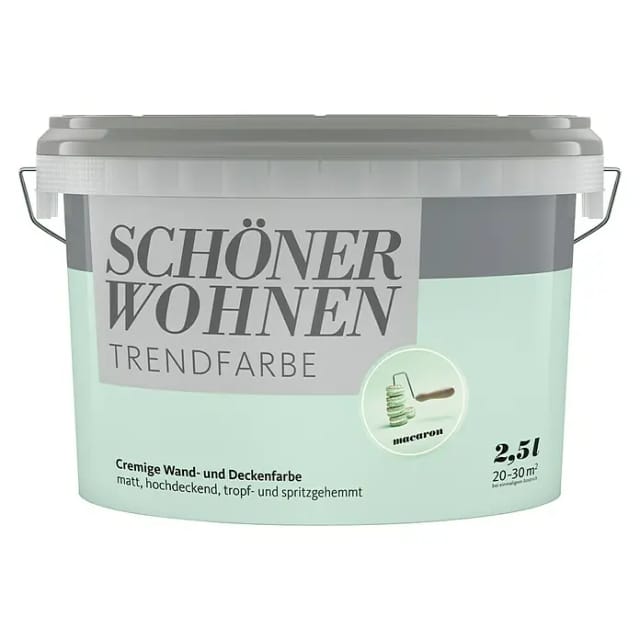 SCHÖNER WOHNEN FARBE Dispersionsfarbe »Trendfarbe«, Macaron, matt - gruen