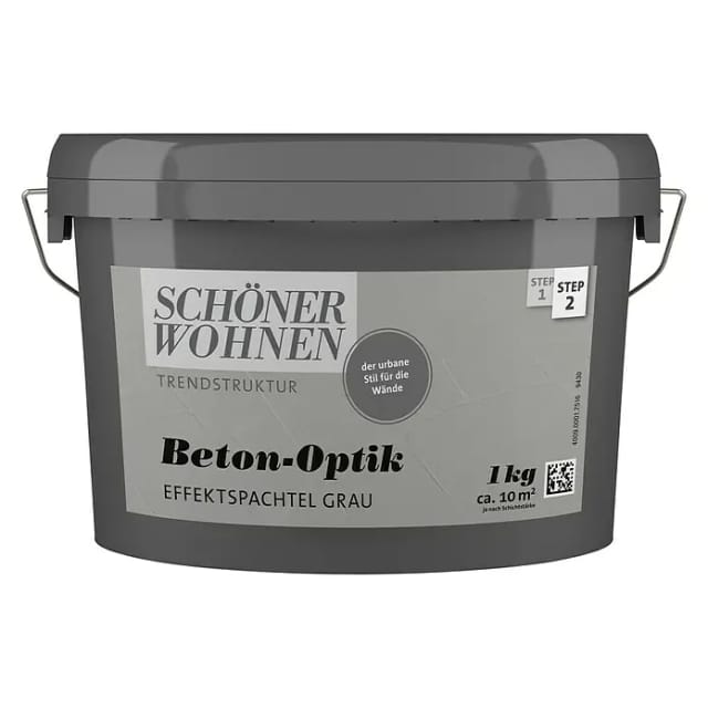 SCHÖNER WOHNEN FARBE Effektspachtel »Trendstruktur«, in Beton-Optik, grau