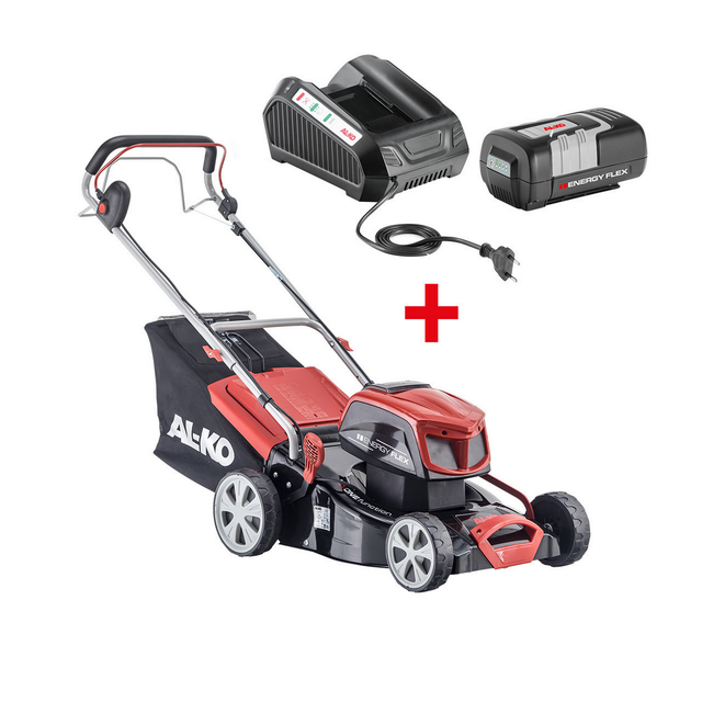 AL-KO Akku-Rasenmäher »EASY«, 40 V, 4 Ah, Schnittbreite: 42 cm, mit Akku - rot