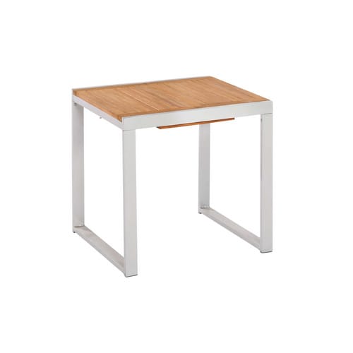 MERXX Ausziehtisch »Naxos«, mit Akazienholz-Tischplatte, BxTxH: 70 x 120 x 74 cm - beige