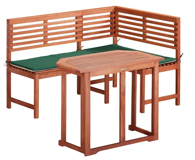 MERXX Gartenmöbel, Holz, 2-teilig - beige