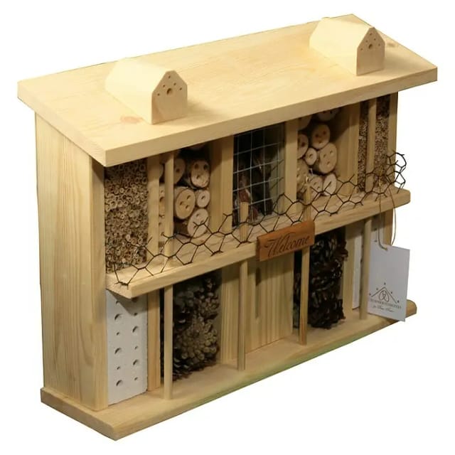 DOBAR Insektenhotel-Bausatz Landsitz Superior - braun