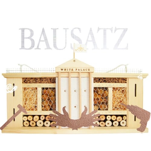 DOBAR Insektenhotel-Bausatz WEISSER PALAST - braun