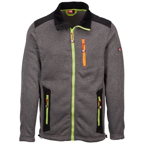 BULLSTAR Softshell-Strickfleecejacke »ULTRA«, schwarz/grau, Polyester/Elastan, Gr. L