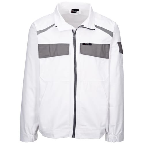 safety and more Arbeitsjacke »EXTREME«, grau/weiß, Polyester/Baumwolle, Gr. L - weiss