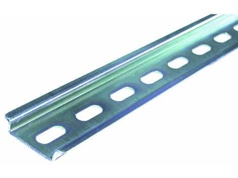 SLS-Elektro Tragschiene, Metall, Silber, LxB: 21 x 3,5 cm - silberfarben