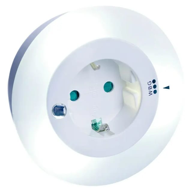 REV-Ritter LED-Nachtlicht mit Dämmerungsautomatik weiß 1-flammig 1 W Ø 8 x 7 cm - weiss