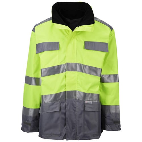 BULLSTAR Warnschutzparka, gelb, Polyester, Gr. XL