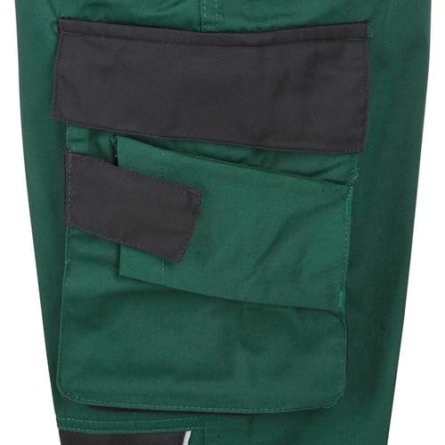 safety and more Latzhose »EXTREME«, grün/schwarz, Polyester/Baumwolle, Gr. M - gruen