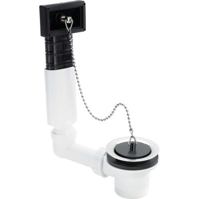 VIEGA Ab-/Überlaufgarnitur, Kunststoff, 1 1/2" - weiss
