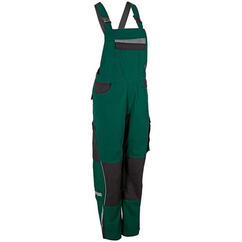 safety and more Latzhose »EXTREME«, grün/schwarz, Polyester/Baumwolle, Gr. XXL - gruen