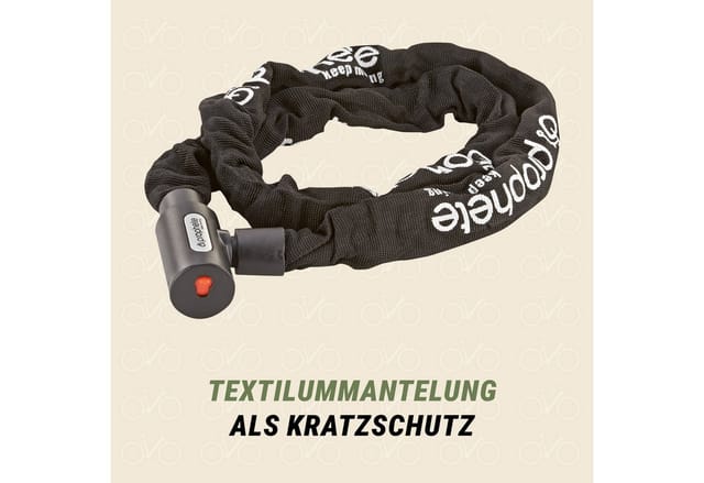 PROPHETE Kettenschloss, Schließautomatik, Metall, schwarz