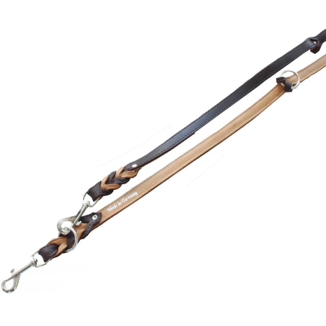 HEIM Hundeleine, 200 cm, Rindsleder, Natur | Braun