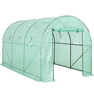 Folientunnel-gewächshaus 115x65ft Mit Fenstern Und Insektenschutzgittern