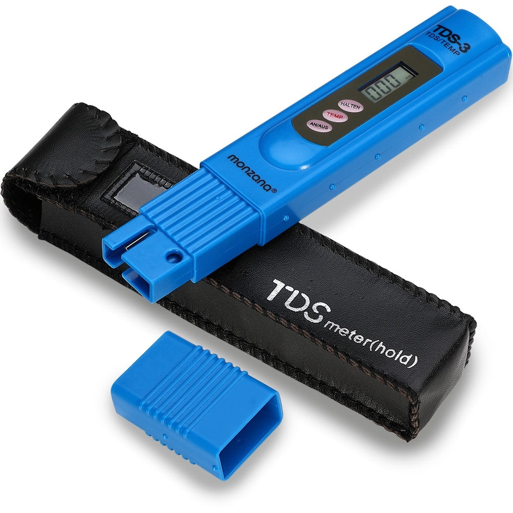 Digitales 2-in-1-tds-messgerät Und Thermometer, Inklusive Batterie Und Etui