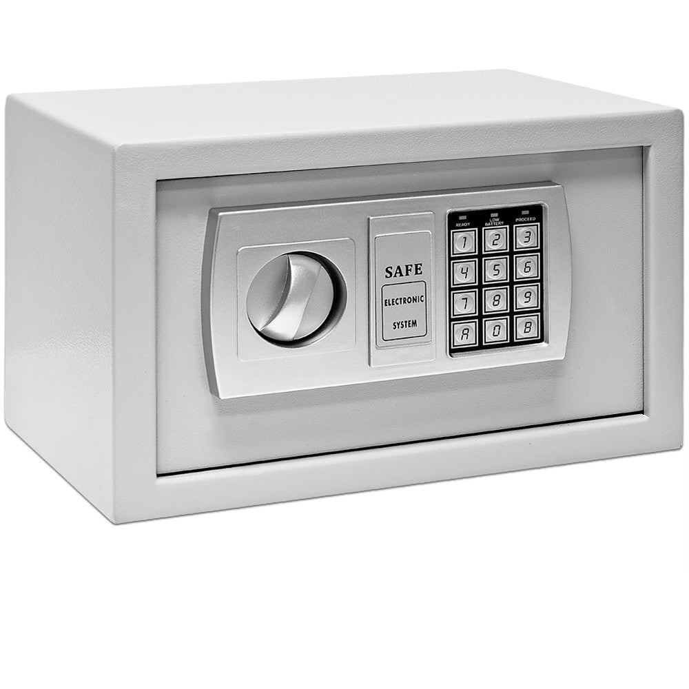 Digitaler Tresor 12x8x8 Zoll Mit Elektronischem Schloss Und Notfallschlüsseln