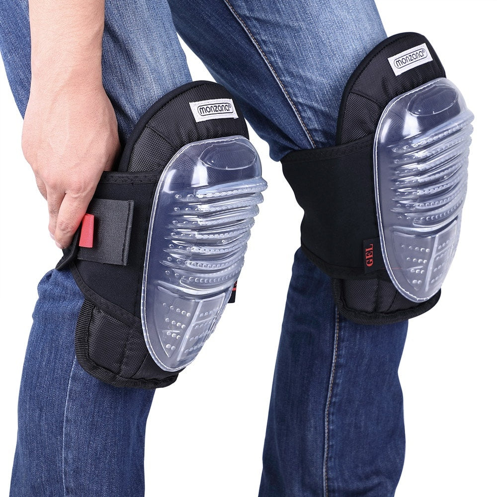 Gel-knieschoner Mit Verstellbaren Riemen Und Pvc-außenhülle