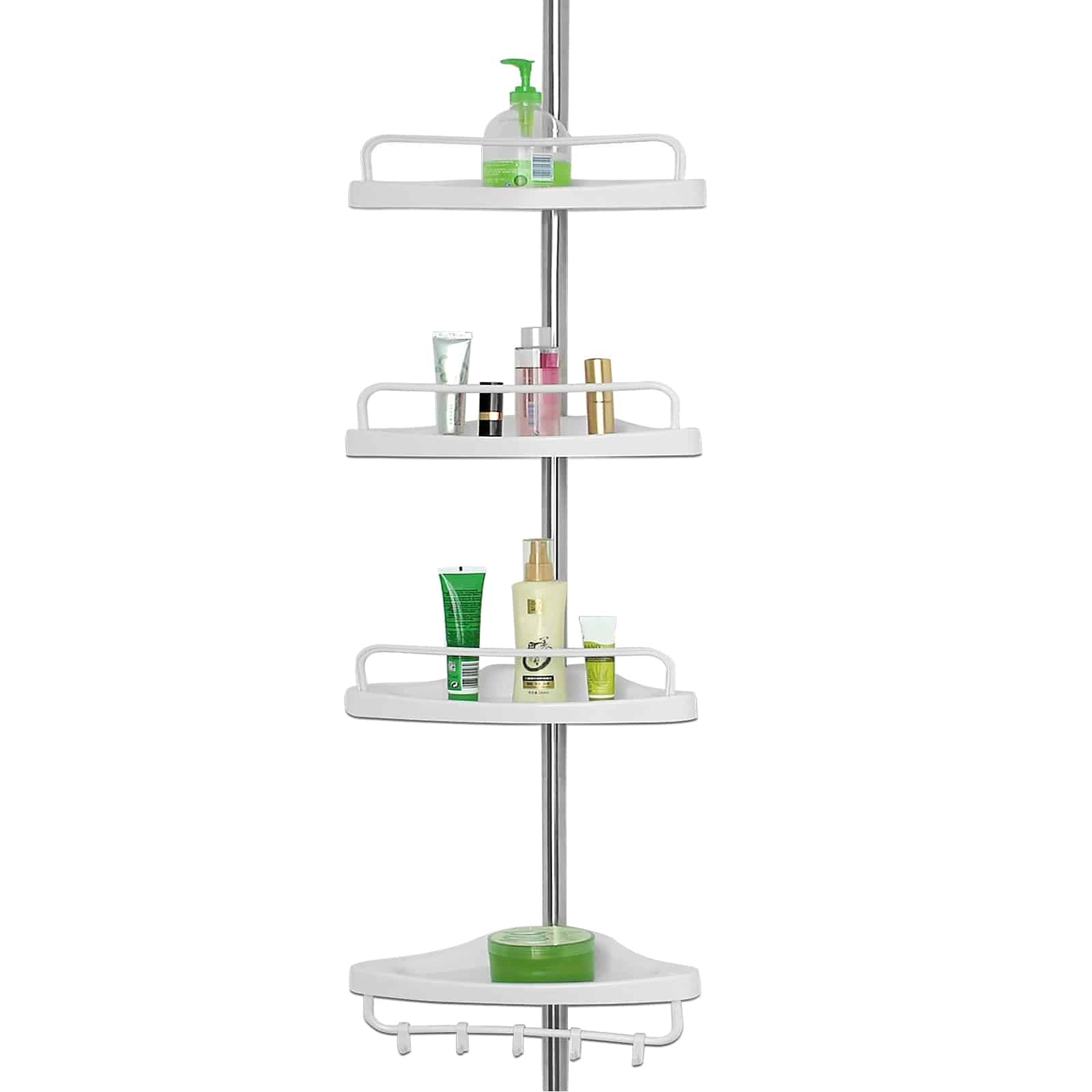 Teleskop-duschablage, Edelstahl, Verstellbar Von 92 Bis 306 Cm
