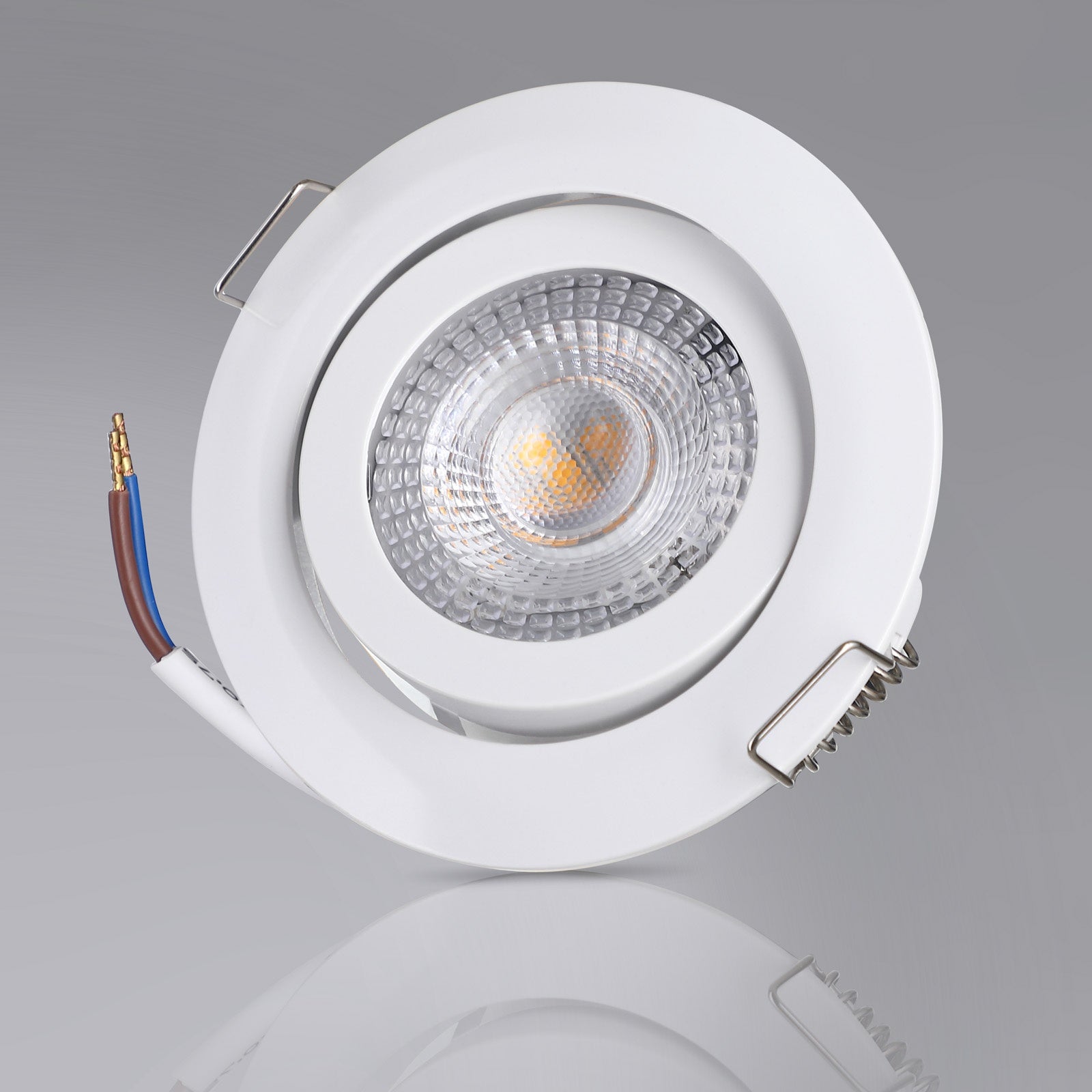 Led-einbauleuchten Für Die Decke, 6er-pack, Dimmbar, Schwenkbar