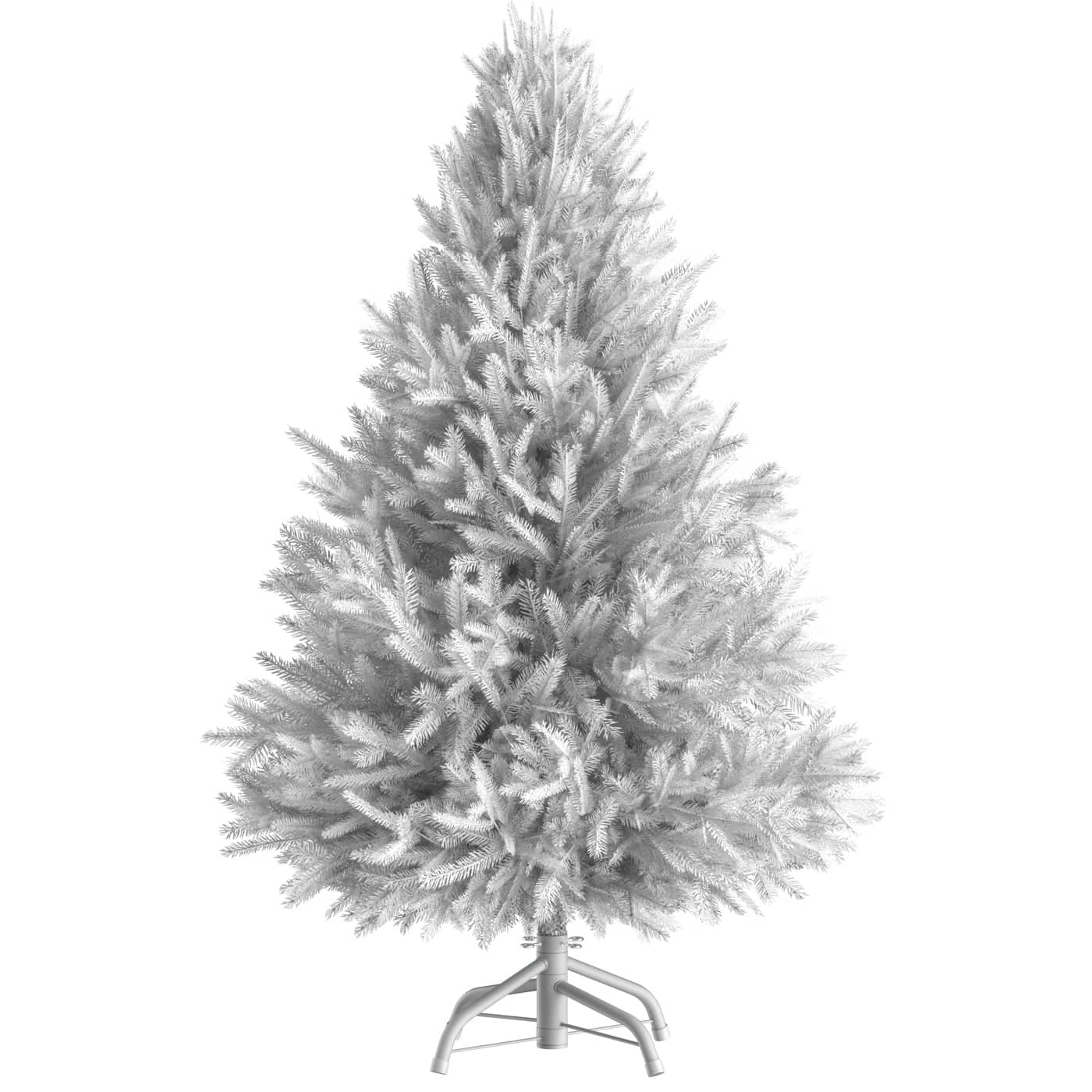 Weißer Künstlicher Weihnachtsbaum, 1,83 M, 533 Zweige, Inklusive Ständer