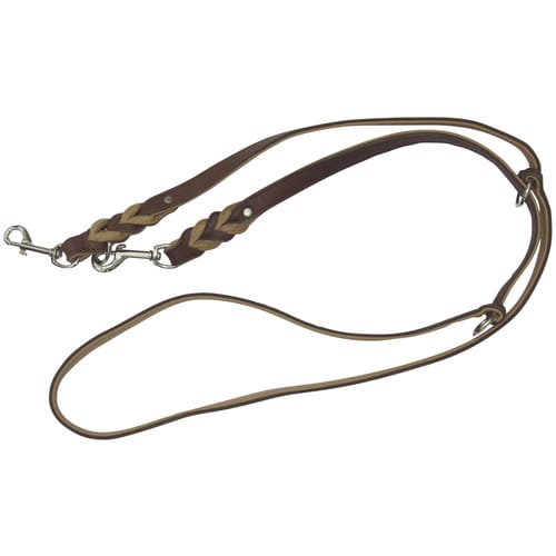 HEIM Hundeleine, 1,6/ 200cm, Leder, Natur | Braun