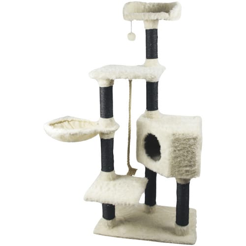 HEIM Kratzbaum »White Cat«, weiß, Höhe: 139 cm - weiss