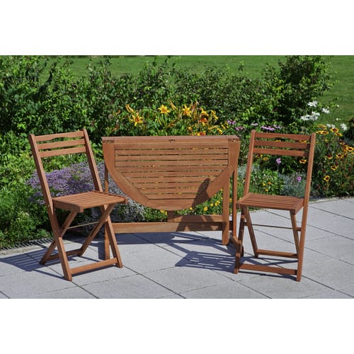 MERXX Klappstuhl »Porto«, BxHxT: 40 x 82 x 49 cm, Eukalyptusholz - braun