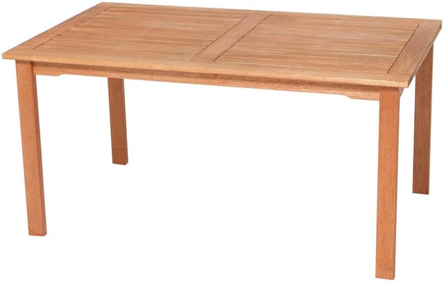 MERXX Gartentisch »Santos«, BxHxT: 150 x 75 x 90 cm, Tischplatte: Eukalyptusholz - beige