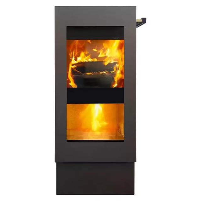 XEOOS® Kaminofen »x5 PATAGONIA«, anthrazit, Stahl, 5 kW - grau